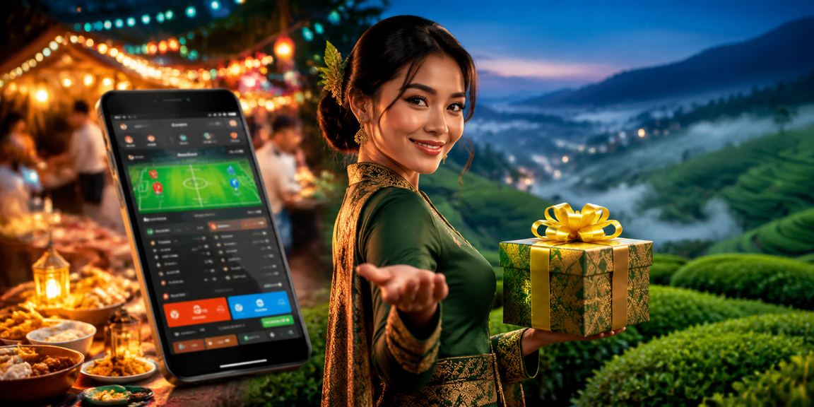 Suasana perayaan Hari Raya dengan promosi kasino dan sukan Malaysia